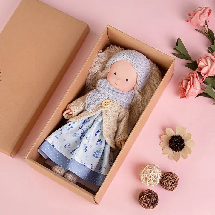 CuddlyCharm | Plys-påklædningsdukke med tilbehør gavesæt 7
