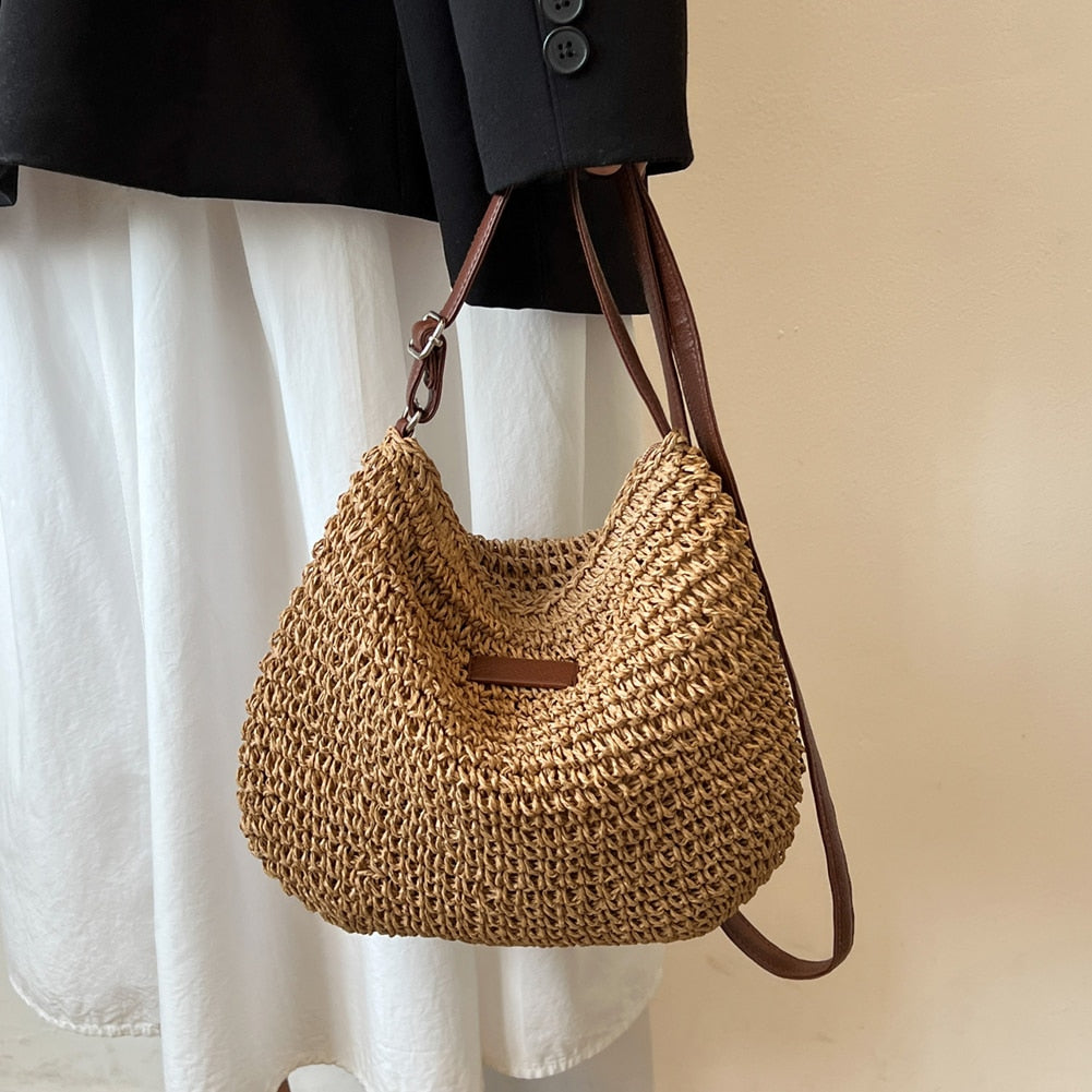 Dame Boheme skuldertaske Rummelig Holdbar Design 0