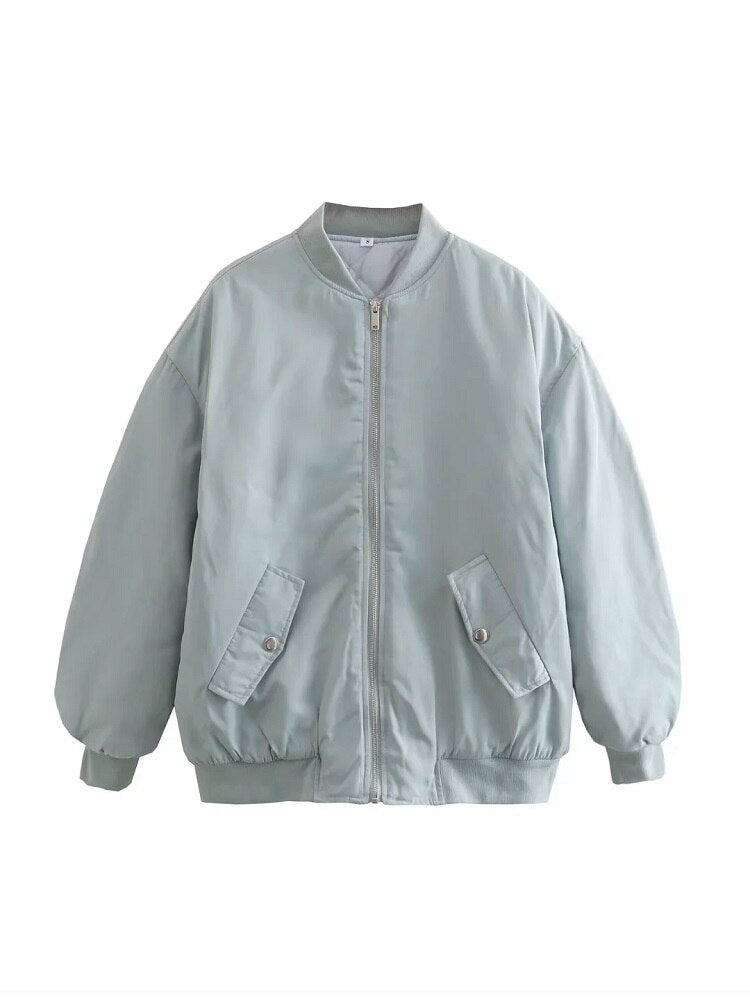Dame Bomber Transition Jakke | Oversized 8
