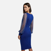 Dame bodycon-kjole med V-hals og pailletter | Nytår 3
