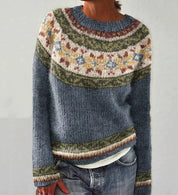 Dame vintertrøje i vintage-design – blød strikket sweater | DANIQUE 5
