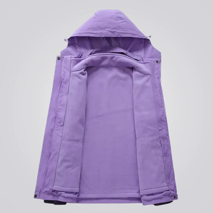 Damen 3 in 1 Jacke wasserdicht mit Kapuze 6