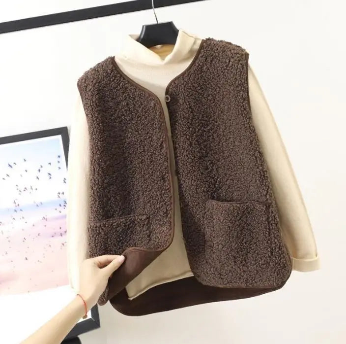 Damen Ärmellose Winterweste Warm Gemütlich Stylisch für Kalte Tage 0
