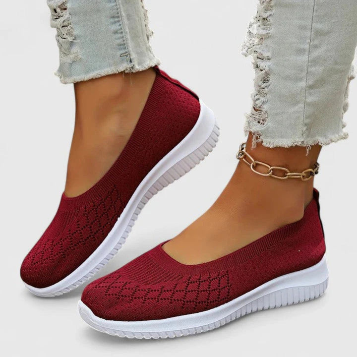 Damen Ballerinas Schwarz mit Orthopädischer Fußbettunterstützung – Bequeme Slip-On Ballerina Schuhe für Sommerkomfort 5