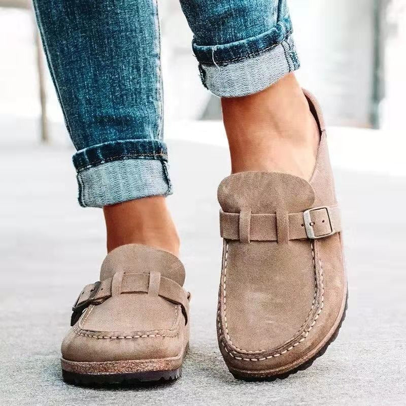 Damen Elegante Slip-On Loafers mit Orthopädischer Fußgewölbeunterstützung für Frühling 0