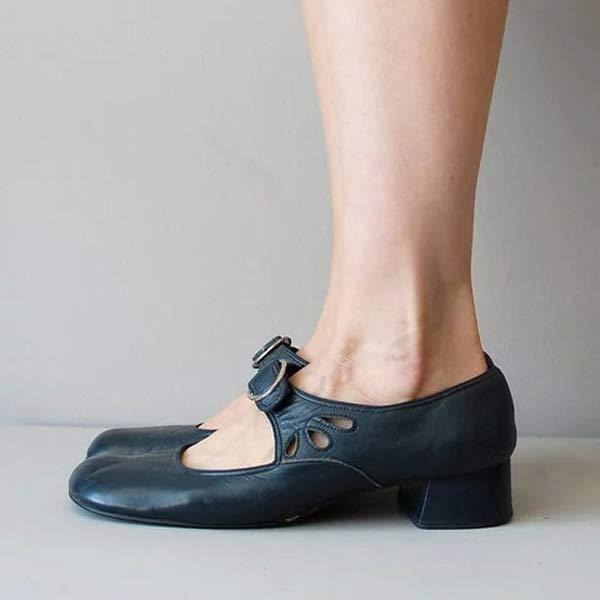 Damen Frühlingsschuhe mit Schnallenriemen Elegante Alltagsschuhe für Damen 3
