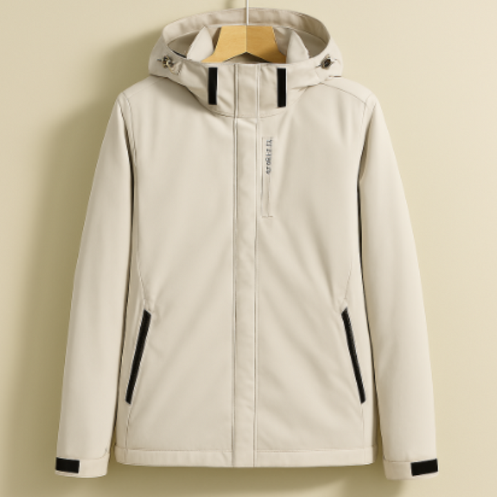 Damen Funktionsjacke mit Kapuze und Reißverschluss für Alltag und Outdoor 3
