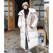 Damen Gemütlicher Winter Longer Puffer hættejakker | Varmt 2