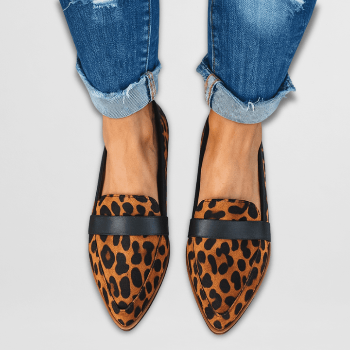 Damen Loafer Spitz Zulaufend Elegant Für Frühling Und Sommer 3