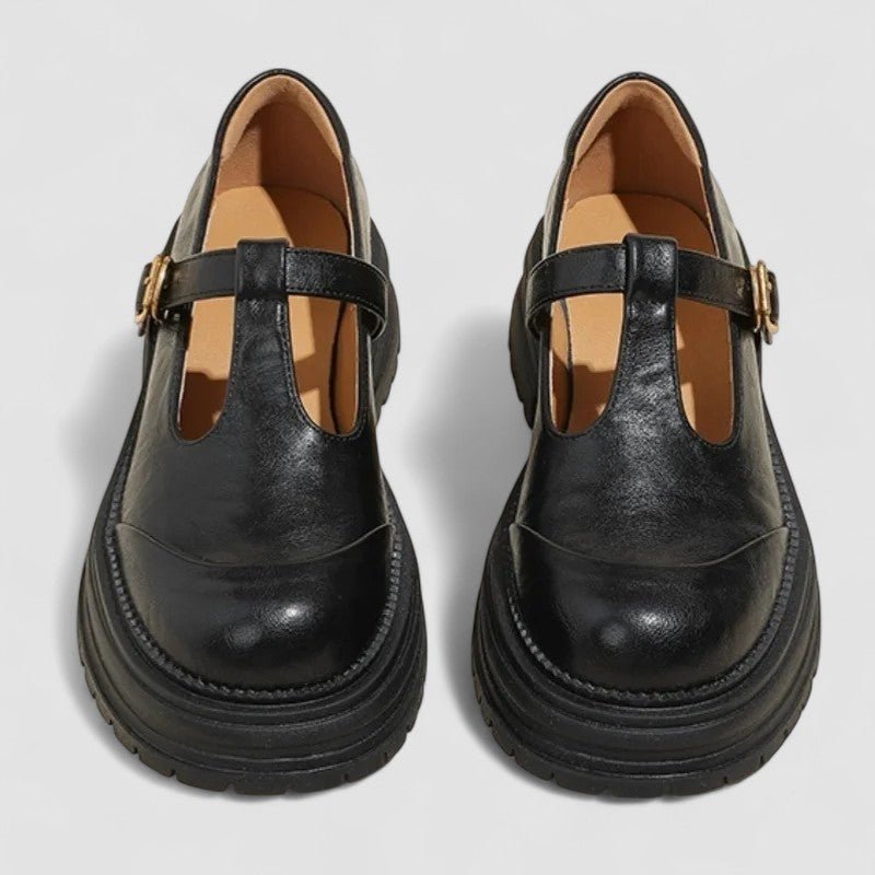 Damen Mary-Jane Schuhe mit Orthopädischer Arch Support und Chunky Plateau-Sohle 3