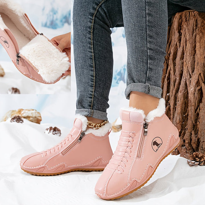Damen Orthopädische Ankle Boots mit Arch Support Gefüttert Winterstiefeletten 5