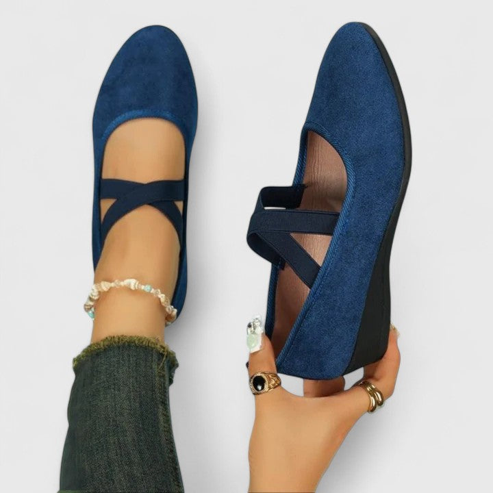 Damen Orthopädische Ballerinas mit Kreuzriemen und Arch Support für Sommerkomfort 1
