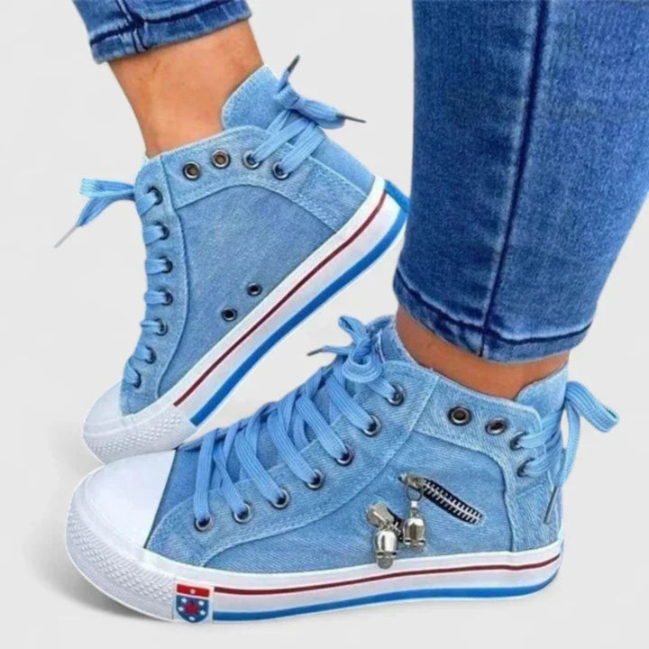 Damen Orthopädische High Top Sneakers mit Arch Support für Sommer und Alltag 0