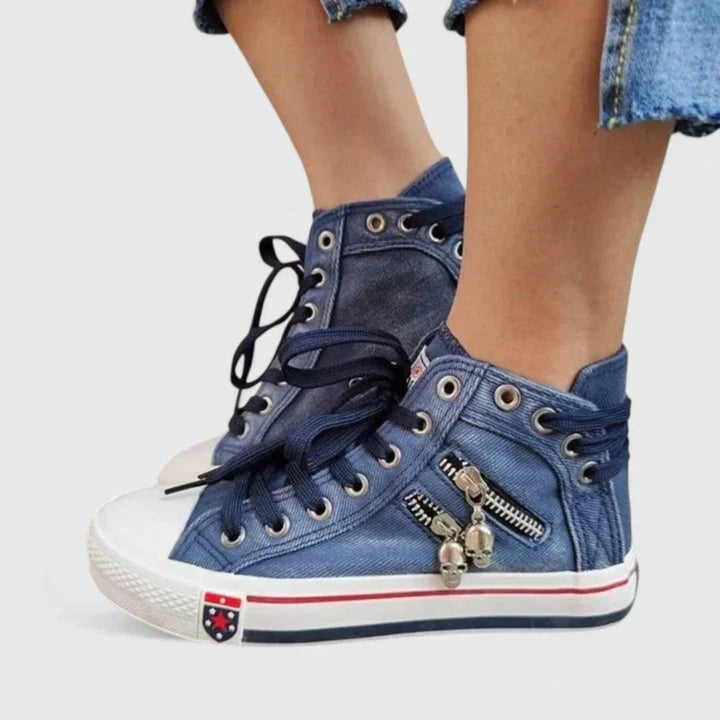 Damen Orthopädische High Top Sneakers mit Arch Support für Sommer und Alltag 1