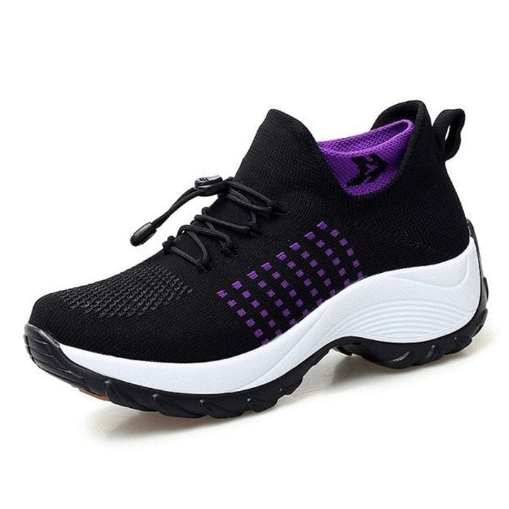 Damen Orthopädische Plateau-Sneaker mit Arch Support und Gedämpfter Sohle 2