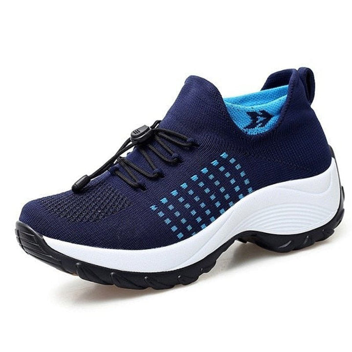 Damen Orthopädische Plateau-Sneaker mit Arch Support und Gedämpfter Sohle 4