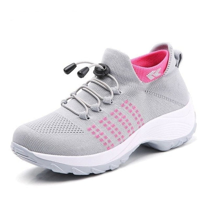 Damen Orthopädische Plateau-Sneaker mit Arch Support und Gedämpfter Sohle 7