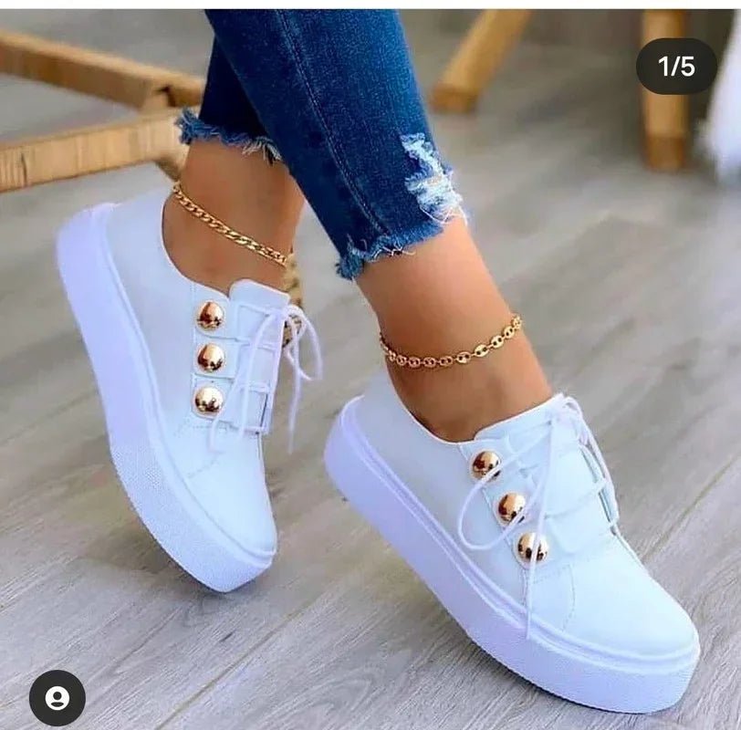 Damen Orthopädische Plateau-Sneaker mit Schnürung und Arch Support für Komfort und Stil 5