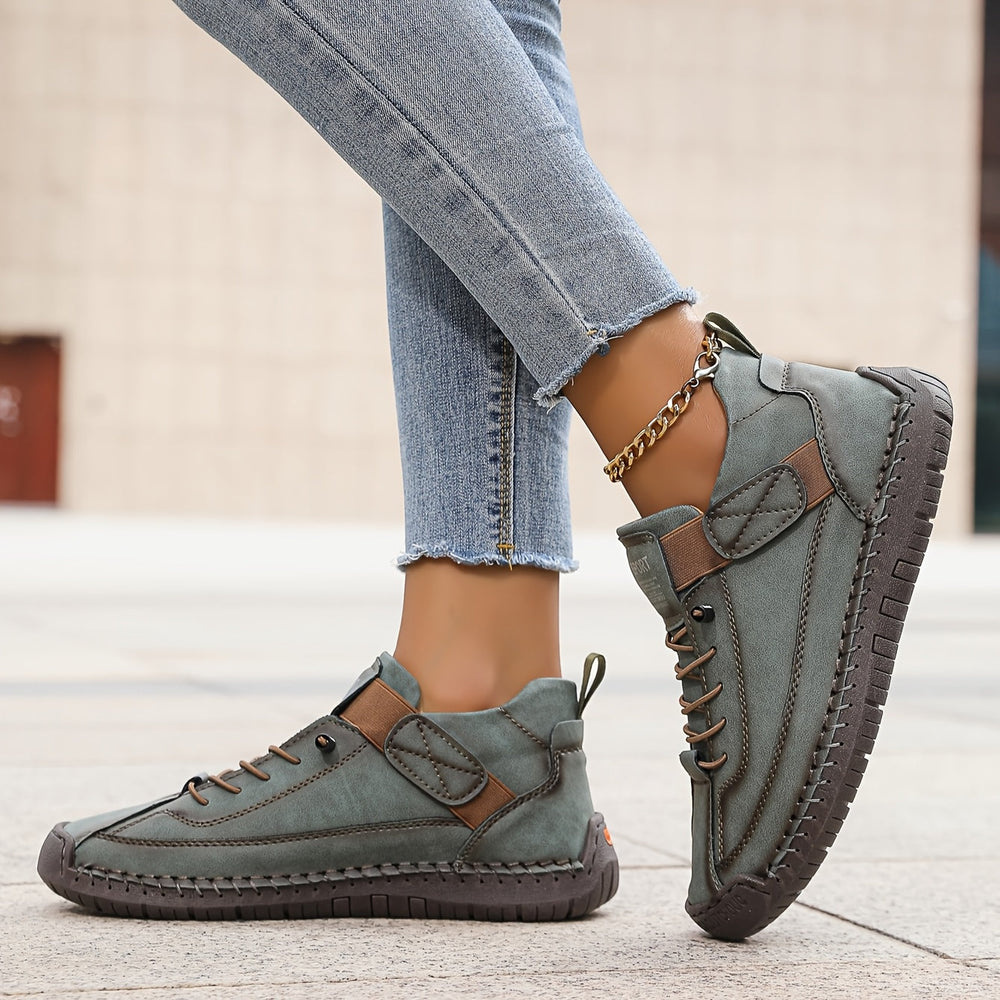Damen Orthopädische Schnür Ankle Boots mit Arch Support für Alltag und Komfort 1