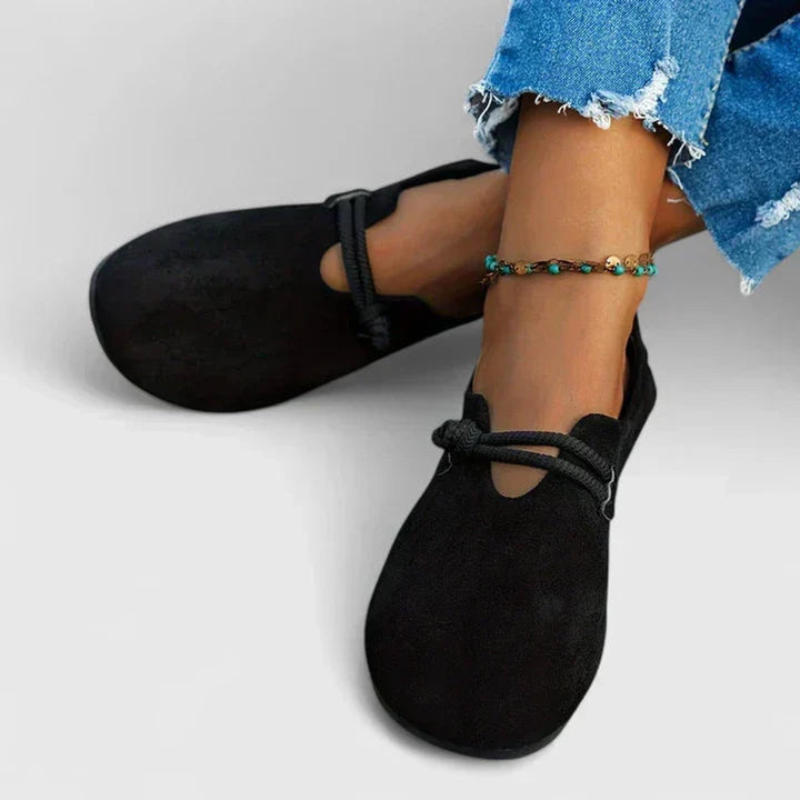 Damen Orthopädische Slip-On Ballerinas mit Arch Support und Seildetail für Komfort 1