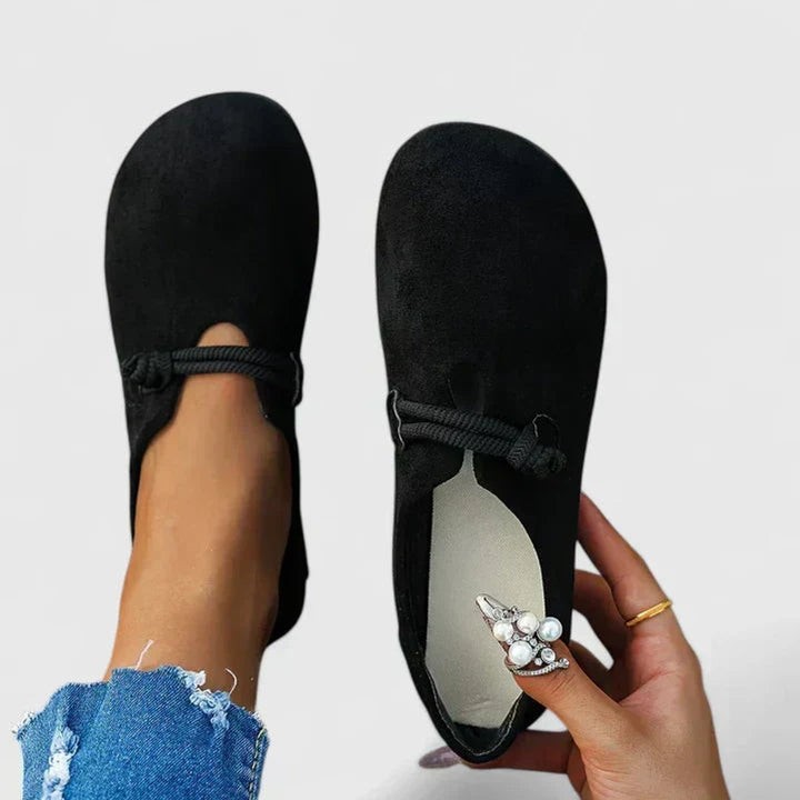 Damen Orthopädische Slip-On Ballerinas mit Arch Support und Seildetail für Komfort 3