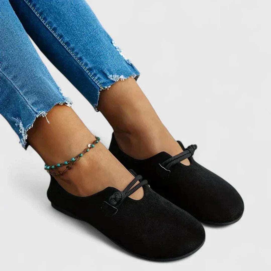 Damen Orthopädische Slip-On Ballerinas mit Arch Support und Seildetail für Komfort 5
