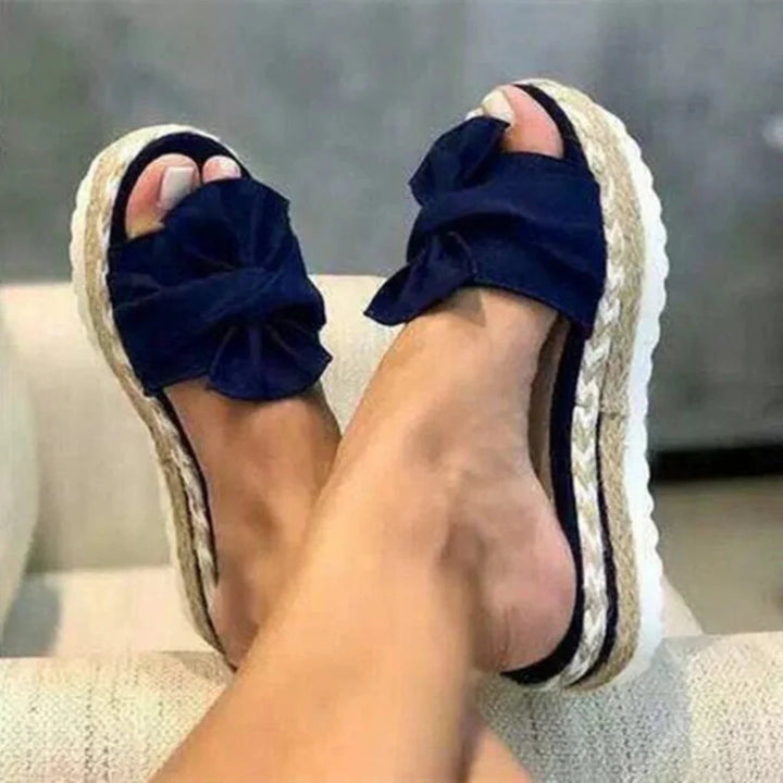 Damen Orthopädische Slip-On Sandalen mit Arch Support und Plateau-Sohle für Frühling und Sommer 2