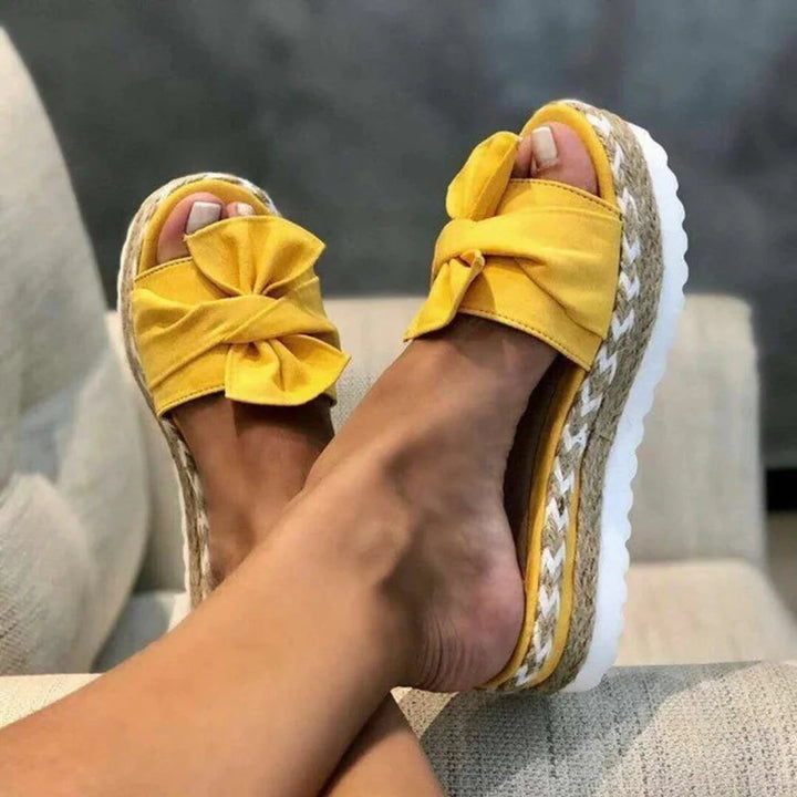 Damen Orthopädische Slip-On Sandalen mit Arch Support und Plateau-Sohle für Frühling und Sommer 4