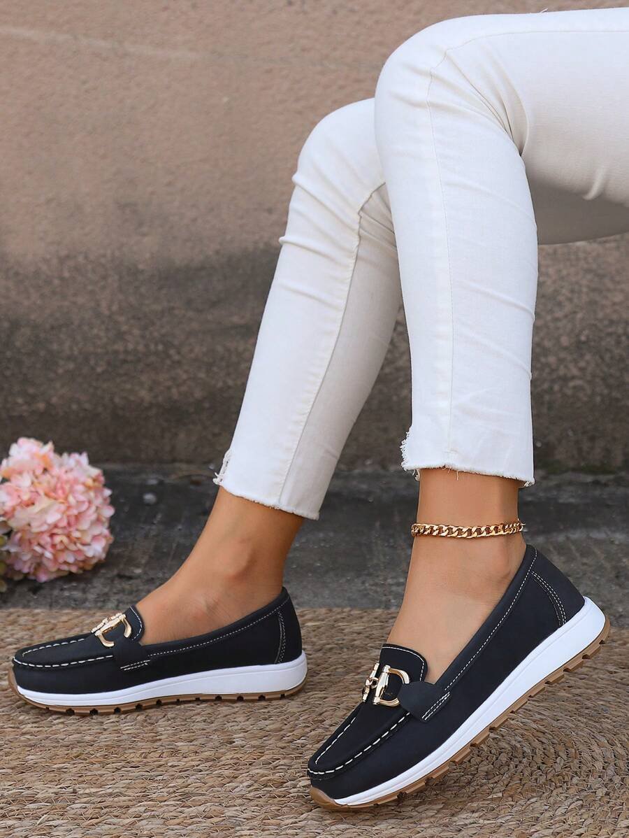 Damen Orthopädische Slipper mit Arch Support und Rutschfester Sohle Golddetail 2