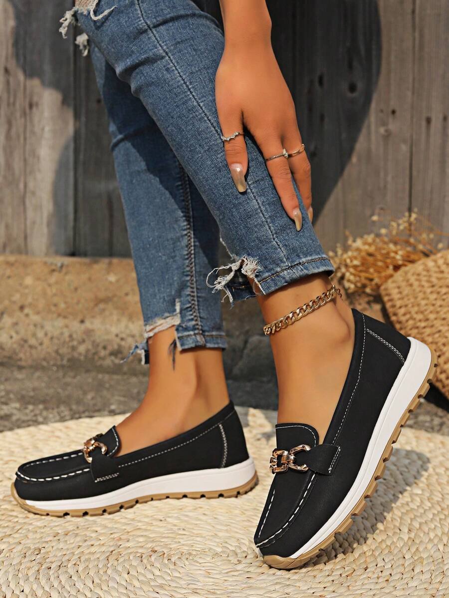 Damen Orthopädische Slipper mit Arch Support und Rutschfester Sohle Golddetail 5