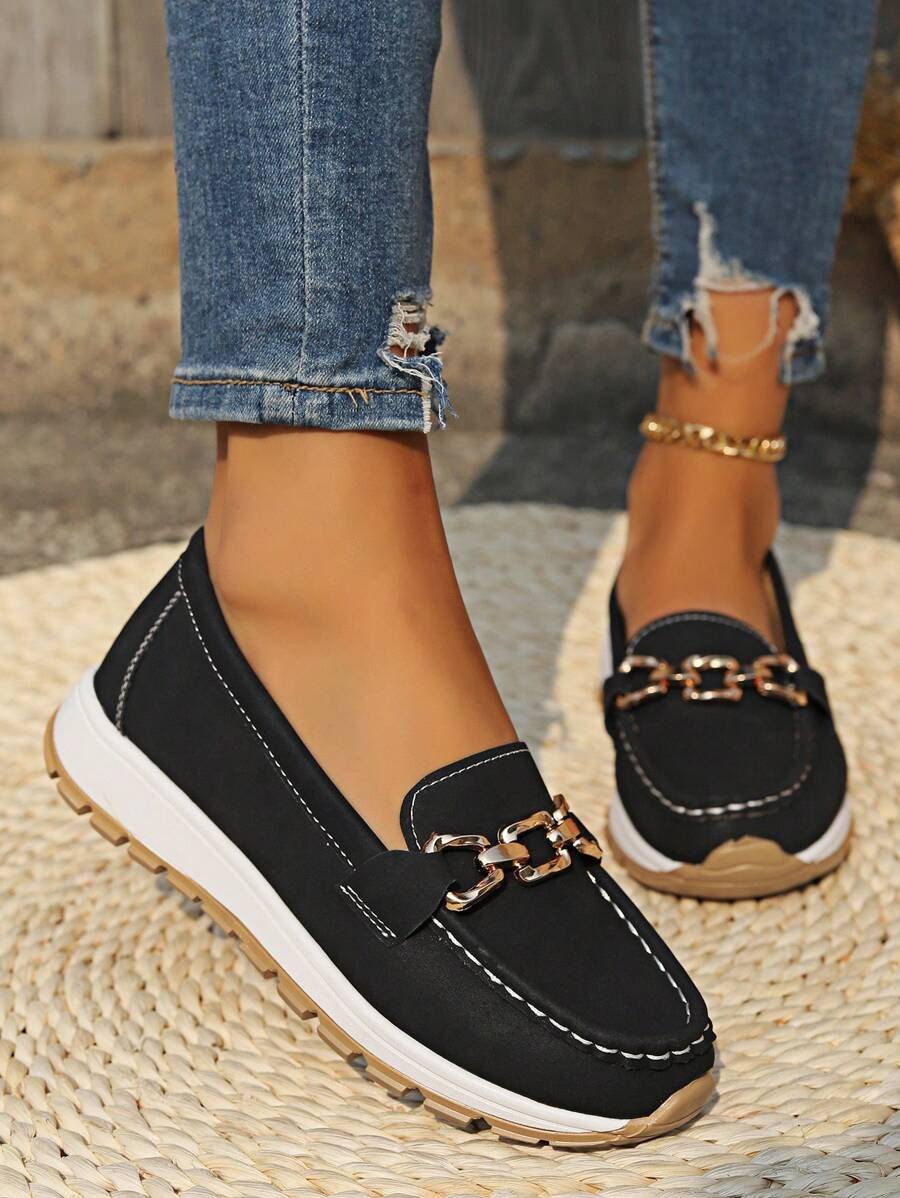 Damen Orthopädische Slipper mit Arch Support und Rutschfester Sohle Golddetail 6