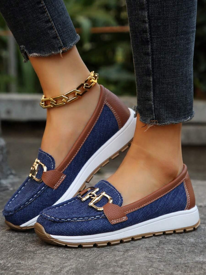 Damen Orthopädische Slipper mit Arch Support und Rutschfester Sohle Golddetail 7