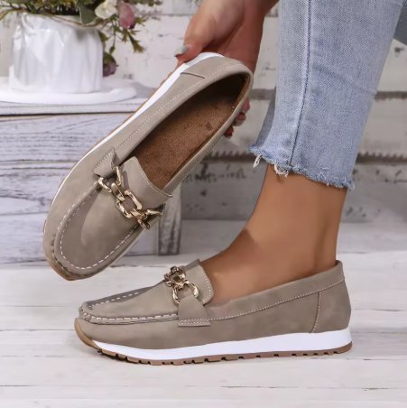 Damen Orthopädische Slipper mit Arch Support und Rutschfester Sohle Golddetail 9
