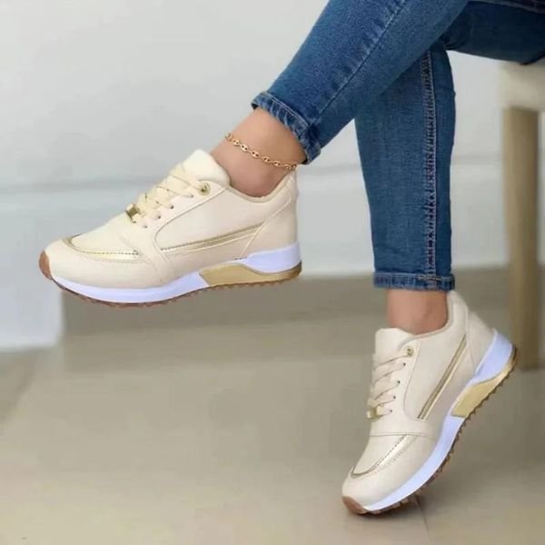 Damen Orthopädische Sneaker mit Ergonomischem Fußbett und Arch Support Komfort 2