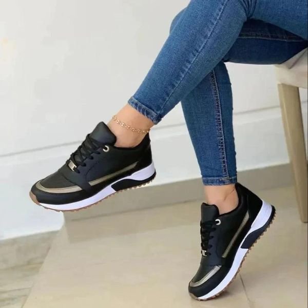 Damen Orthopädische Sneaker mit Ergonomischem Fußbett und Arch Support Komfort 3