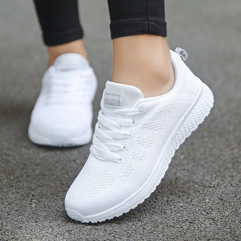 Damen Orthopädische Sneaker mit Schnürsenkel und Arch Support für Komfort und Stil 0