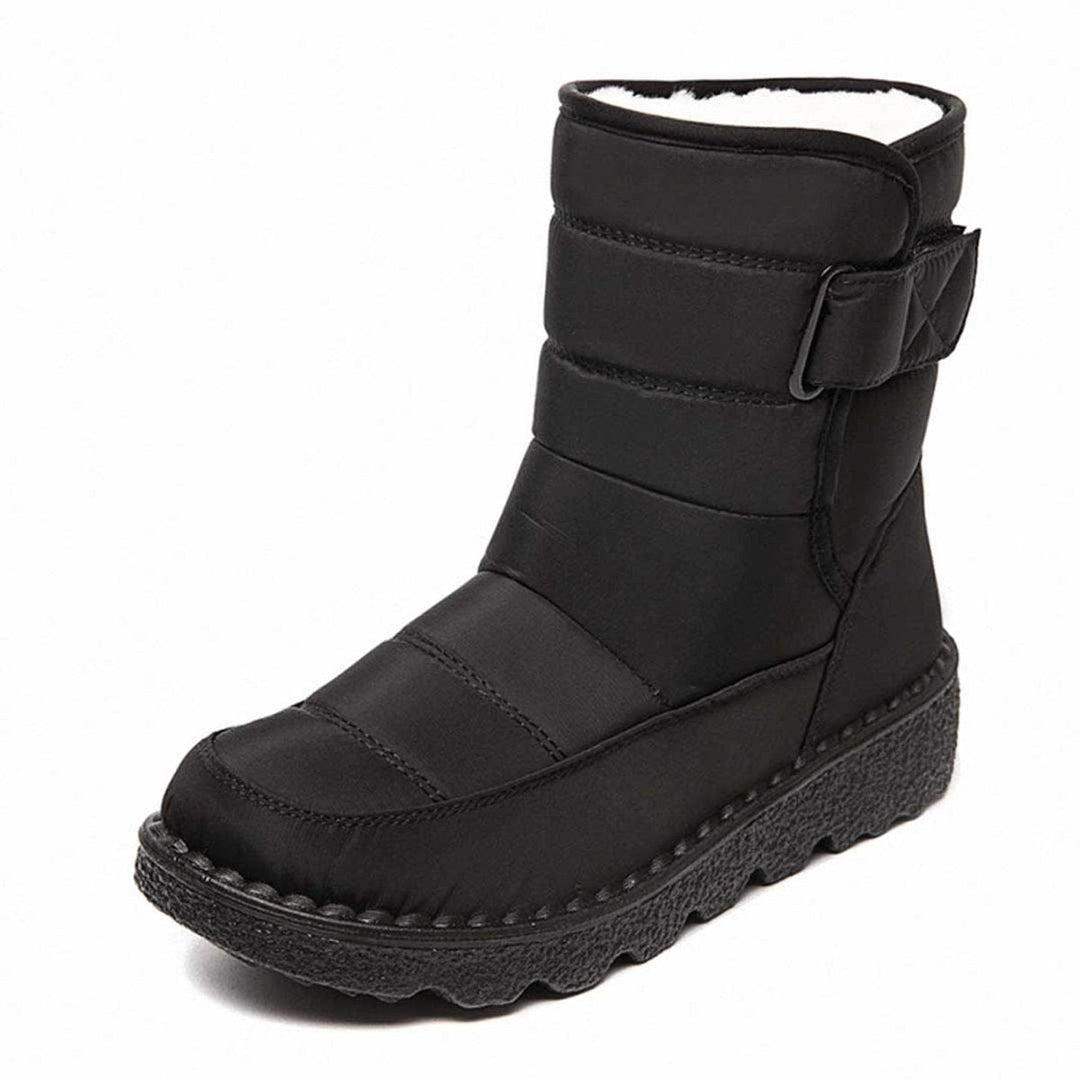 Damen Orthopädische Wasserdichte Knee High Boots mit Rutschfester Profilsohle und Wärmender Plüschfütterung 5