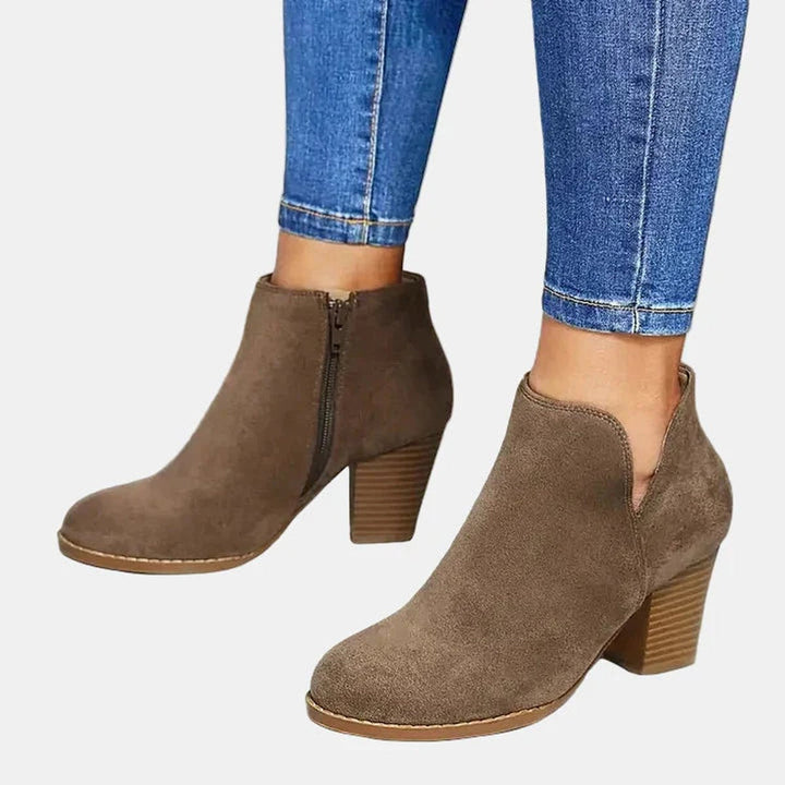 Damen Orthopedic Ankle Boots mit Arch Support und Blockabsatz für Komfort und Stil 0