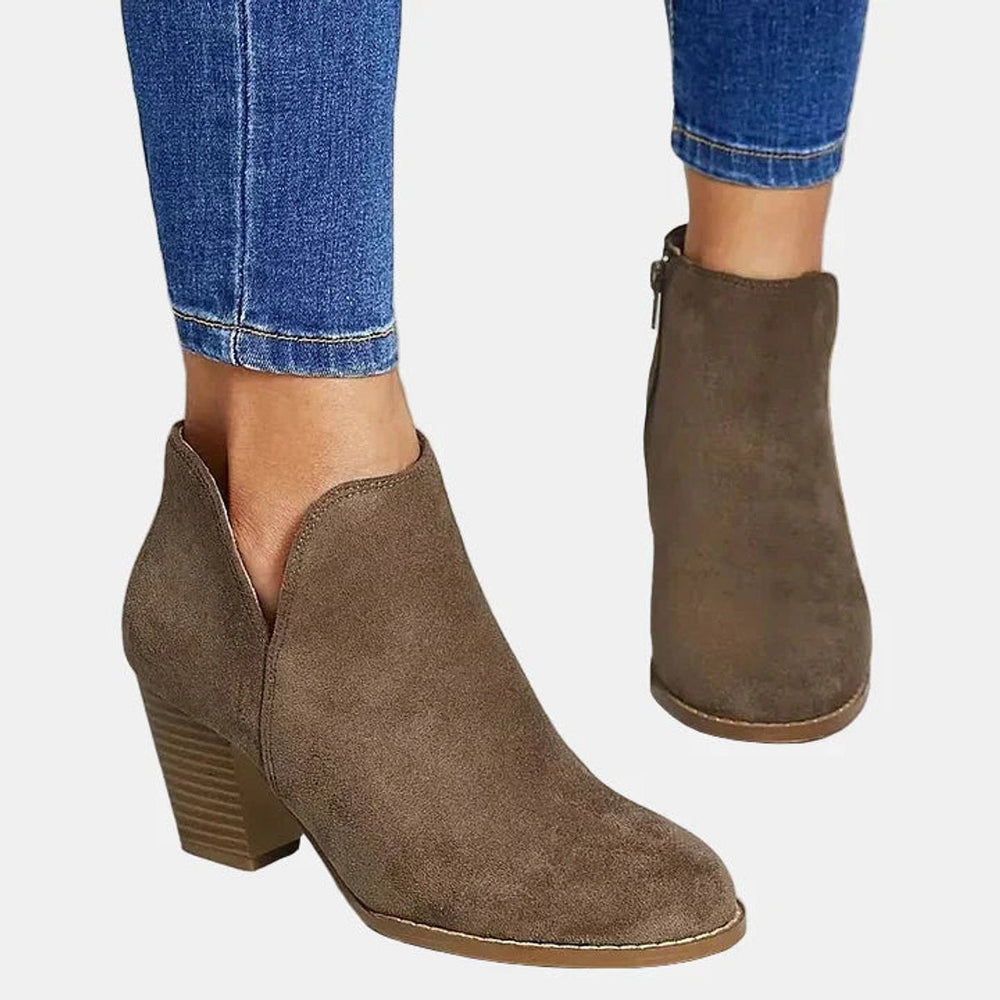 Damen Orthopedic Ankle Boots mit Arch Support und Blockabsatz für Komfort und Stil 1