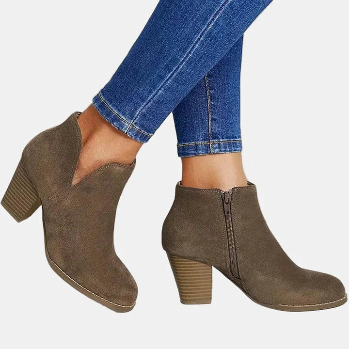Damen Orthopedic Ankle Boots mit Arch Support und Blockabsatz für Komfort und Stil 2