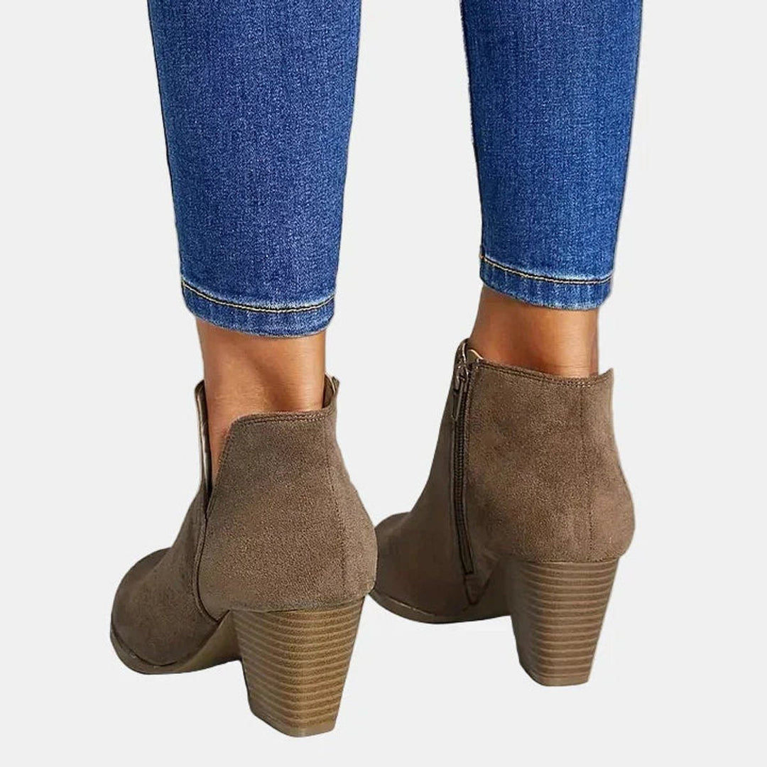 Damen Orthopedic Ankle Boots mit Arch Support und Blockabsatz für Komfort und Stil 3