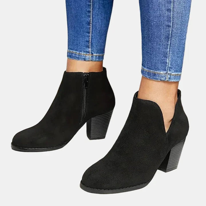 Damen Orthopedic Ankle Boots mit Arch Support und Blockabsatz für Komfort und Stil 4