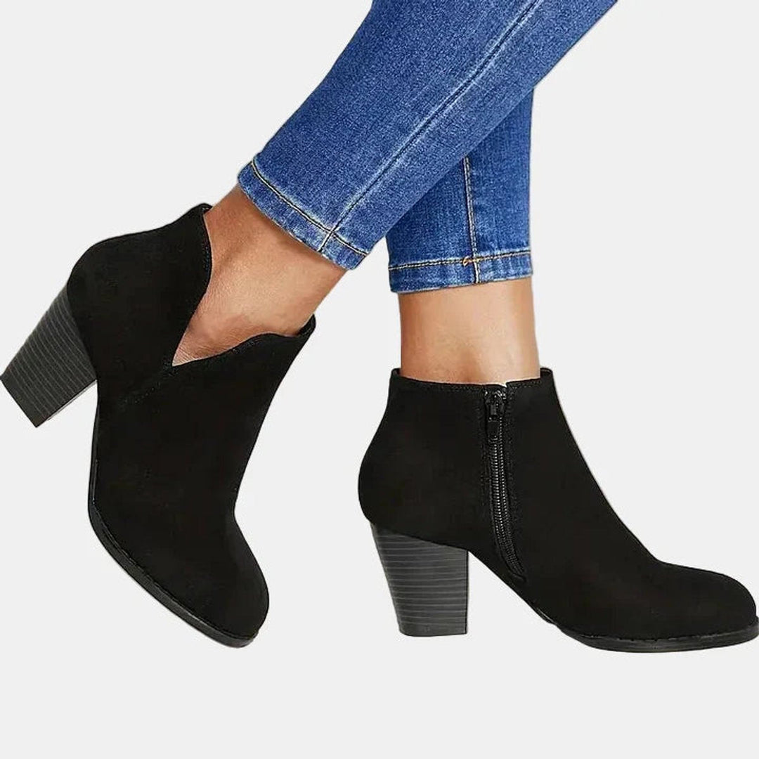 Damen Orthopedic Ankle Boots mit Arch Support und Blockabsatz für Komfort und Stil 6