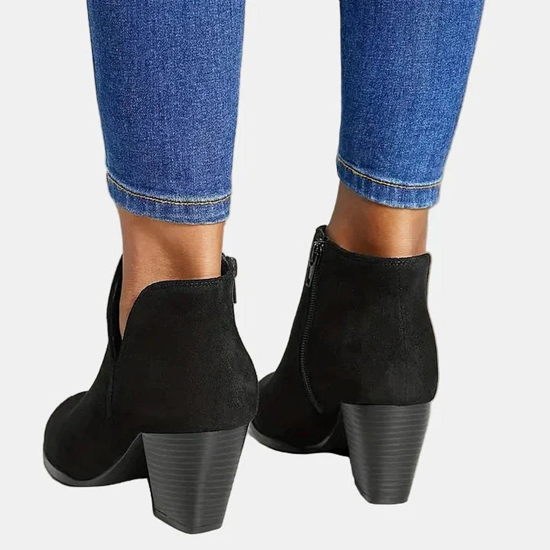 Damen Orthopedic Ankle Boots mit Arch Support und Blockabsatz für Komfort und Stil 7