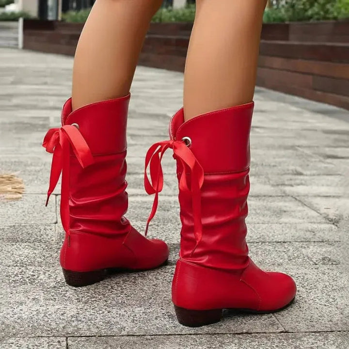 Damen Orthopedic Schnür-Ankle-Boots mit Arch Support und stabilem Blockabsatz 7