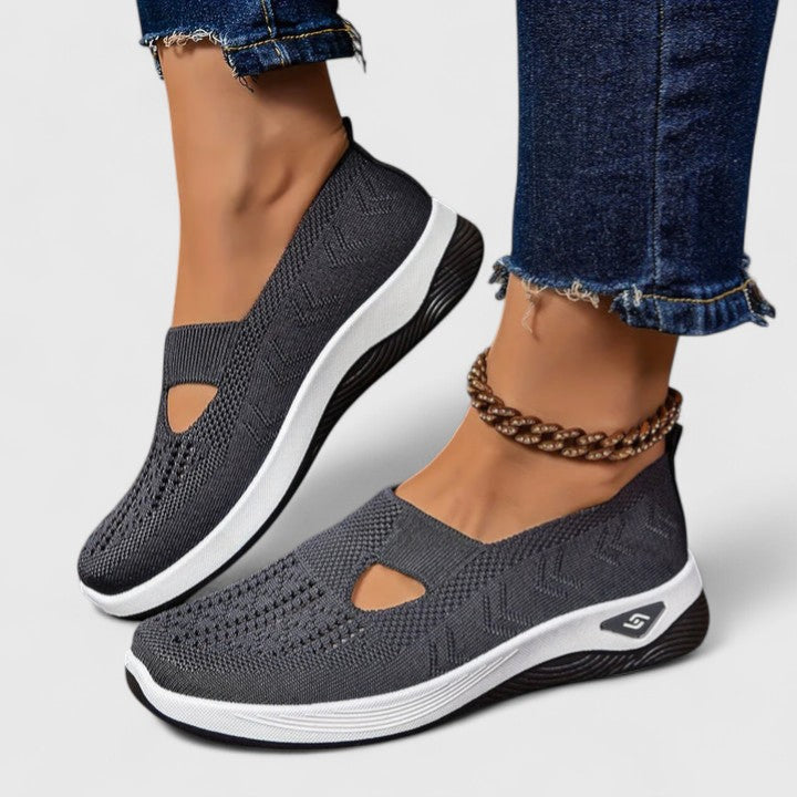Damen Slip-On Sneaker mit Orthopädischer Arch Support und Atmungsaktivem Mesh für Walking und Alltag 10