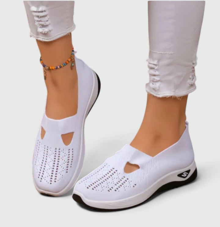 Damen Slip-On Sneaker mit Orthopädischer Arch Support und Atmungsaktivem Mesh für Walking und Alltag 12