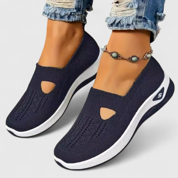 Damen Slip-On Sneaker mit Orthopädischer Arch Support und Atmungsaktivem Mesh für Walking und Alltag 13