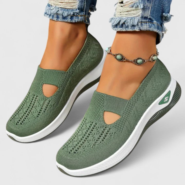 Damen Slip-On Sneaker mit Orthopädischer Arch Support und Atmungsaktivem Mesh für Walking und Alltag 6