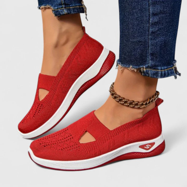 Damen Slip-On Sneaker mit Orthopädischer Arch Support und Atmungsaktivem Mesh für Walking und Alltag 9
